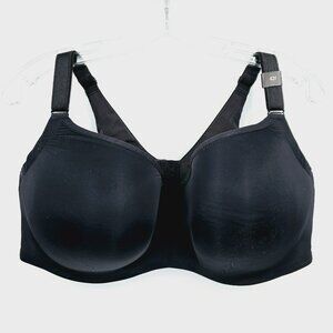 Torrid Curve Lightly Lined Full Coverage Balconette 42F Black Back Smoothing New